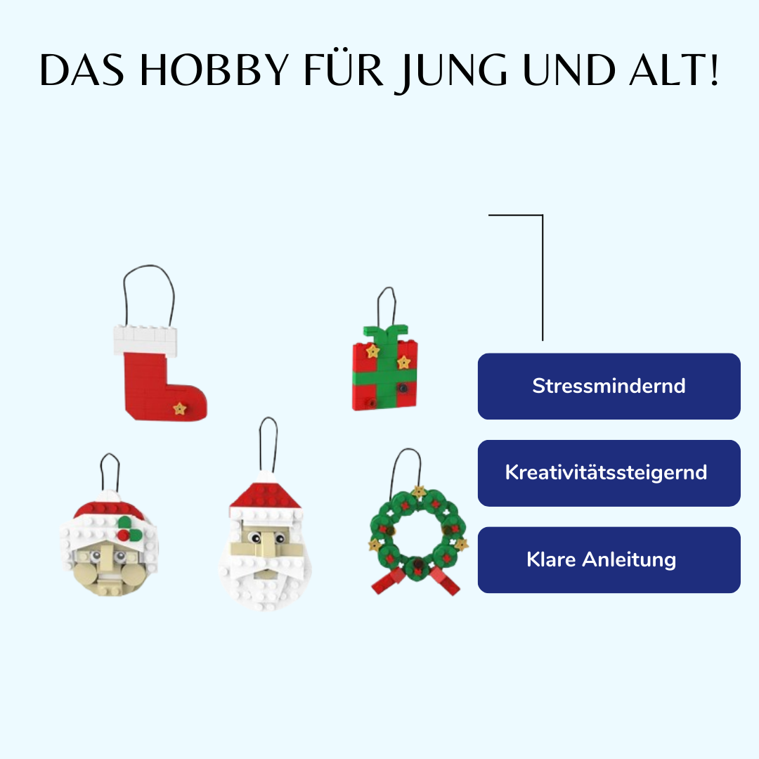 Weihnachtsbaum-Anhänger | Bausteine