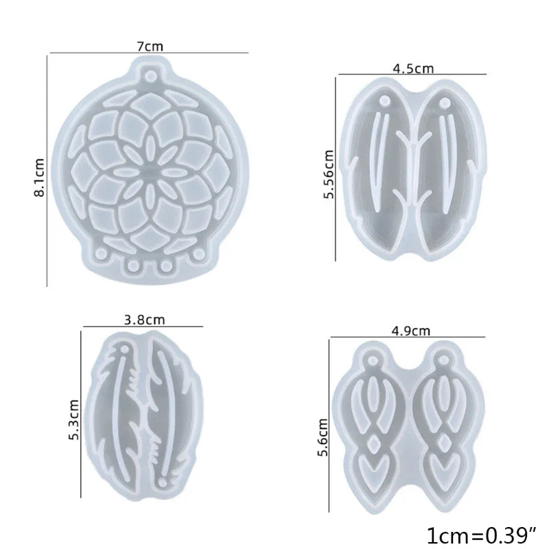 Silikonform für Halskette oder Traumfänger Symbole | Epoxy