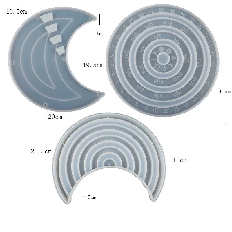 Silikonform Kalender | Epoxy