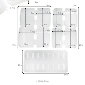 Silikonform Make up Organizer | Epoxy