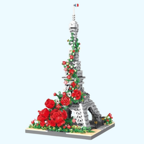 Eiffelturm mit Rosen