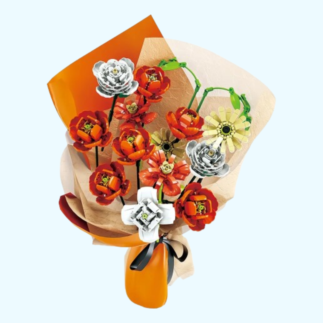 Orangenes Bouquet