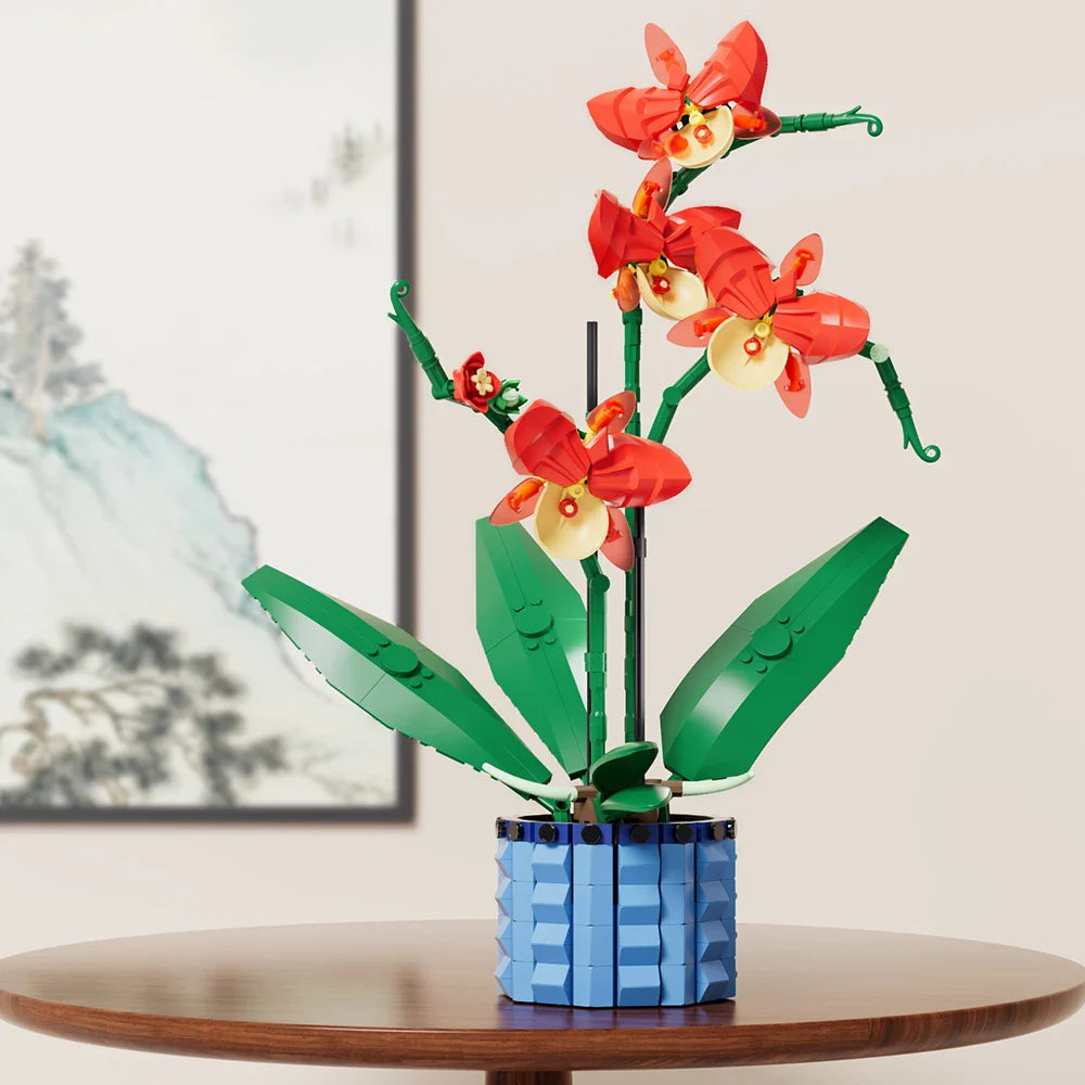 Orange Orchideen | Bausteine