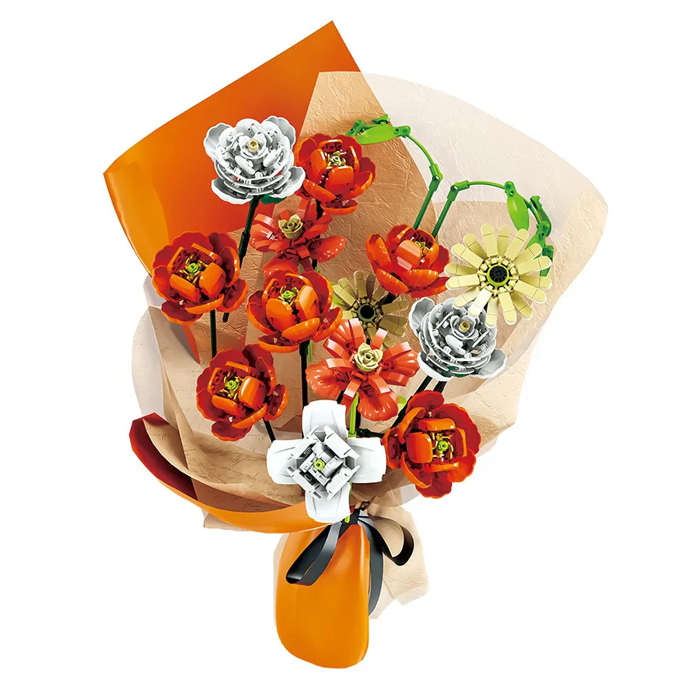 Orangenes Bouquet