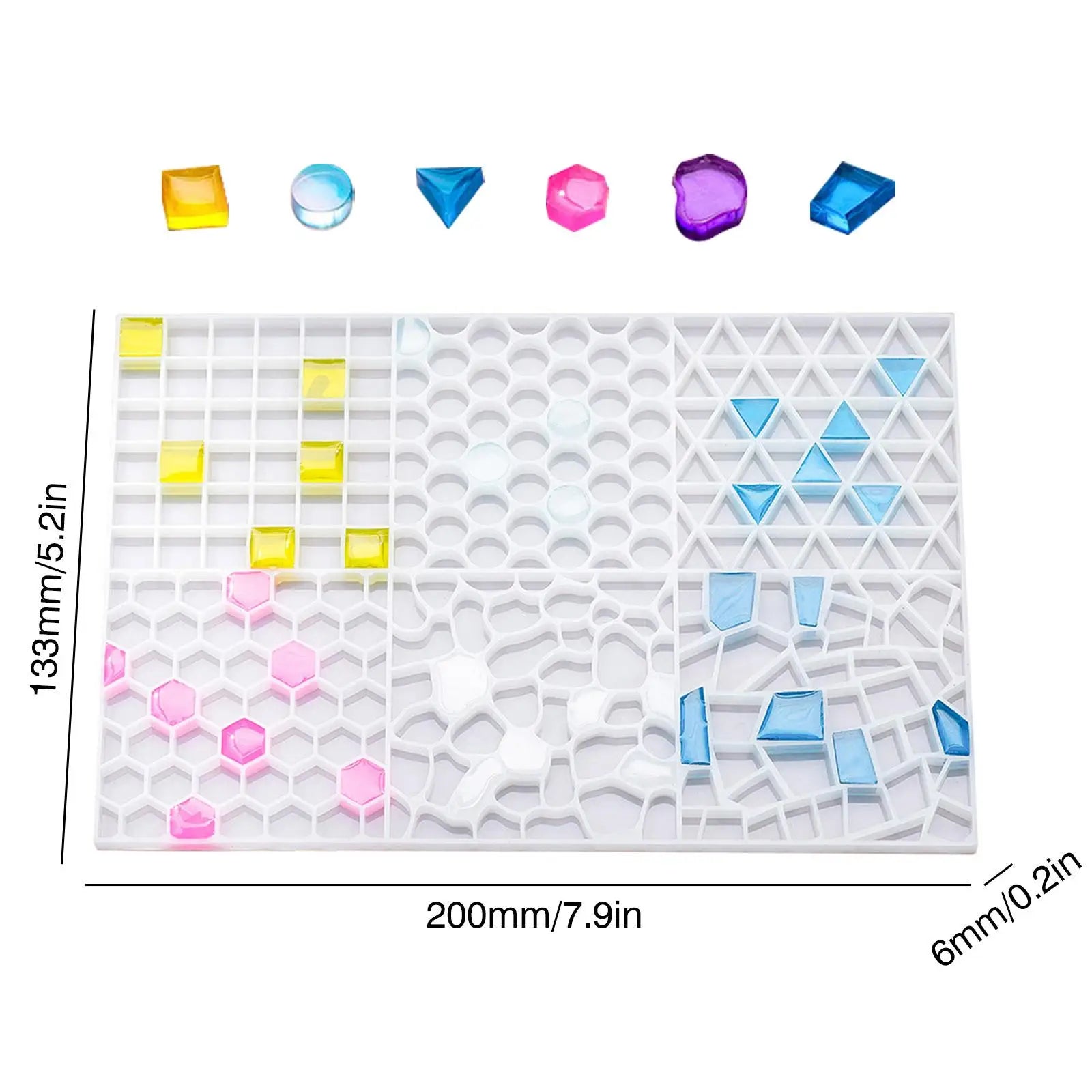 Silikonform Mosaiksteine | Epoxy