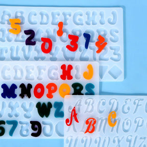 Silikonform Alphabet | Epoxy