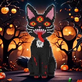 Halloween-Katze | Bausteine