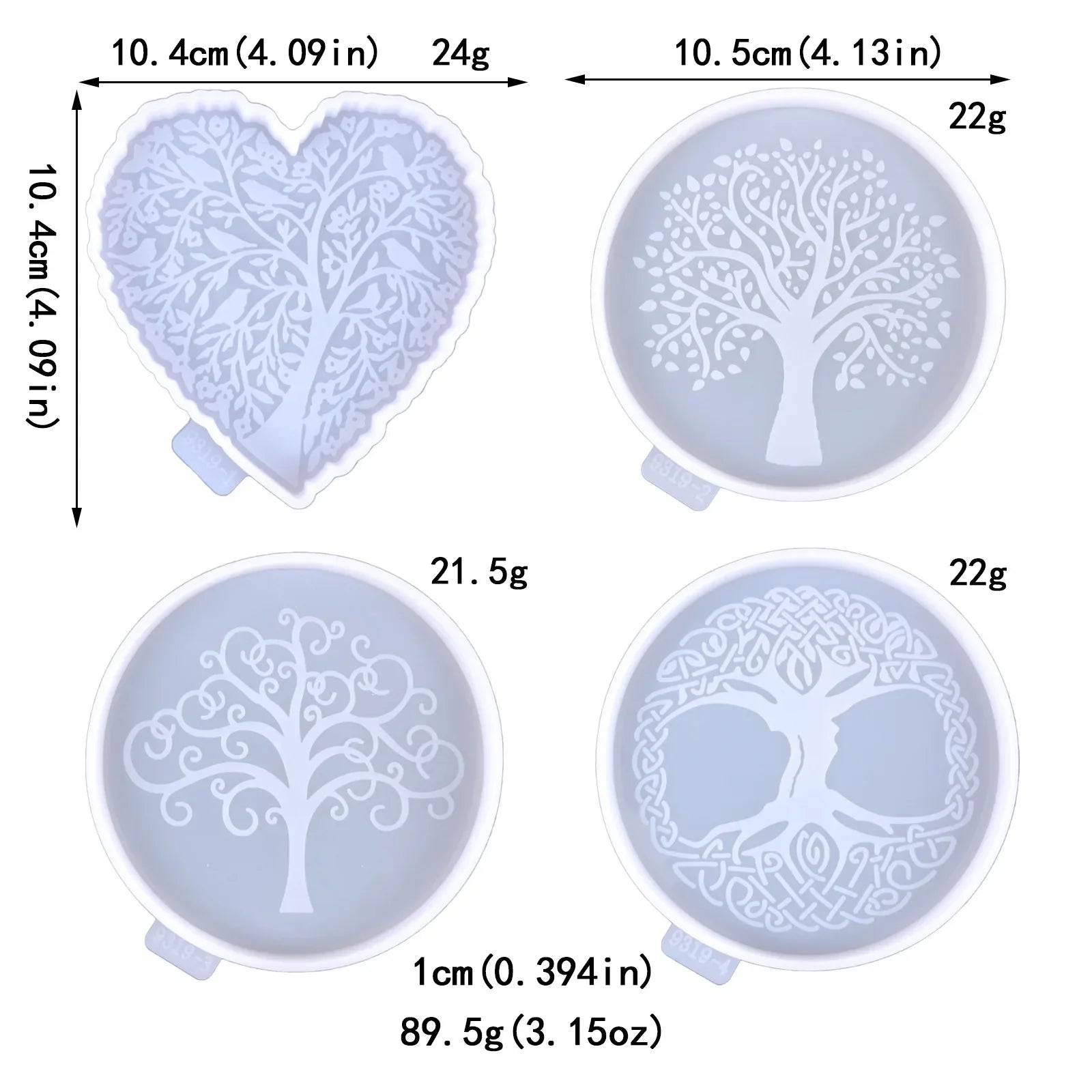 Silikonform Lebensbaum | Epoxy