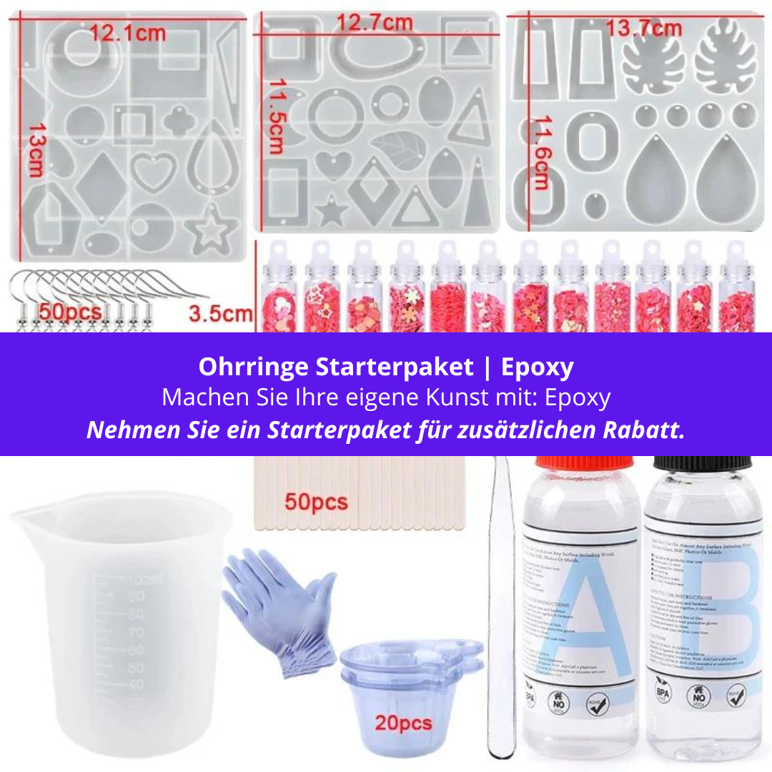 Ohrringe Starterpaket | Epoxy