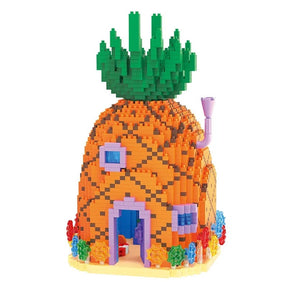 Ananas-Haus aus Schwamm | Bausteine