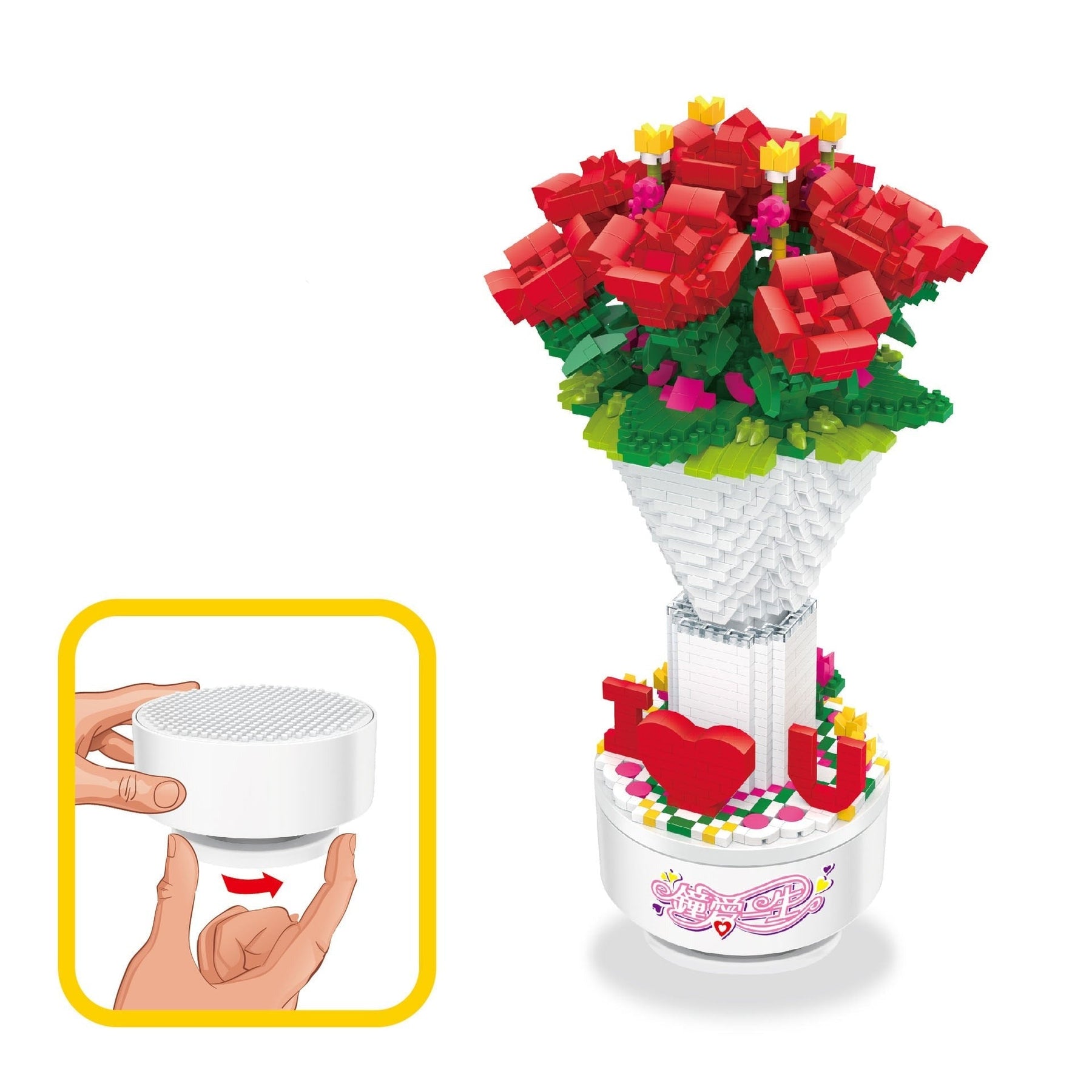 Spieldose Rosen