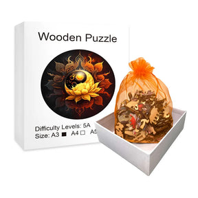 Mondblumen | 2D Holzpuzzle