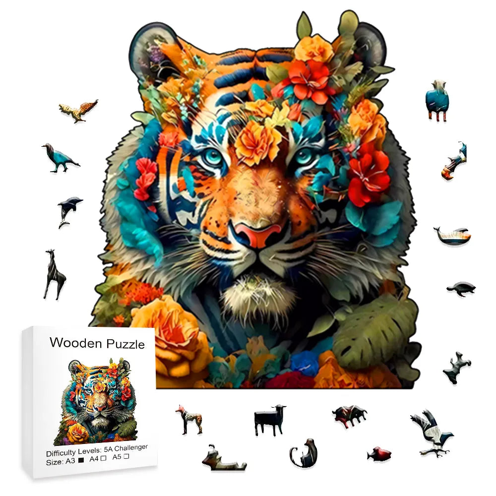 Tiger | 2D Holzpuzzle