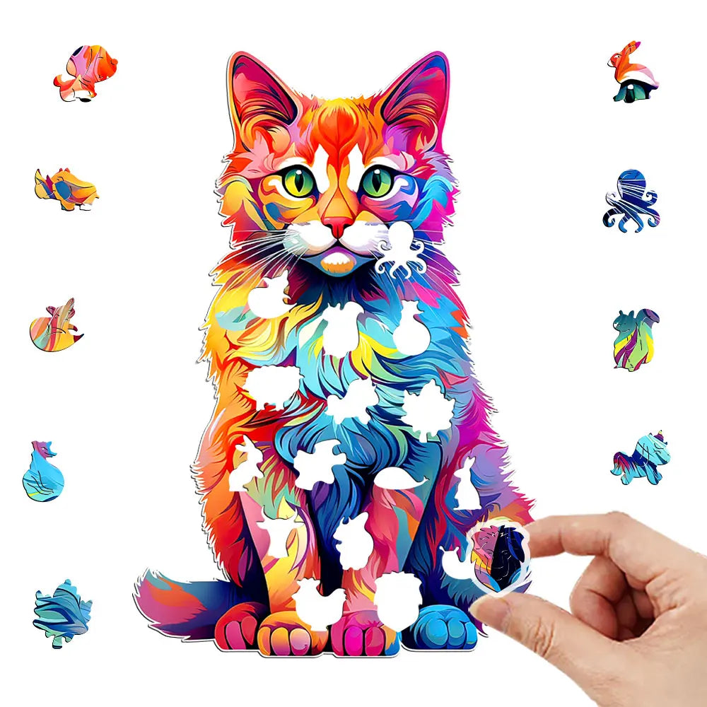 Katze | 2D Holzpuzzle