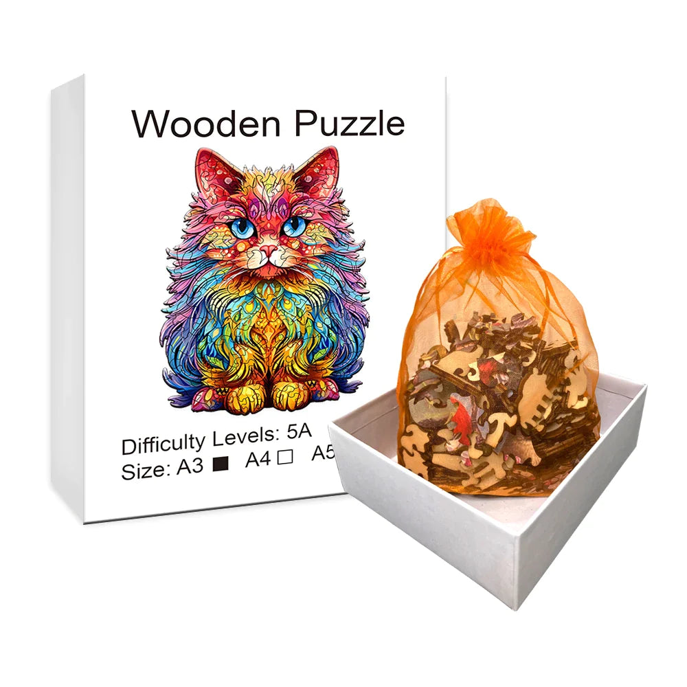 Perserkatze | 2D Holzpuzzle