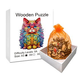 Perserkatze | 2D Holzpuzzle