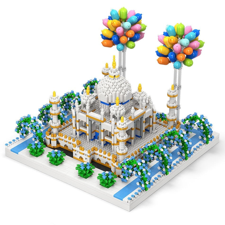 Taj Mahal mit Luftballons