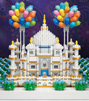 Taj Mahal mit Luftballons