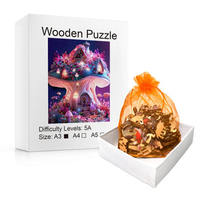 Magischer Pilz | 2D Holzpuzzle