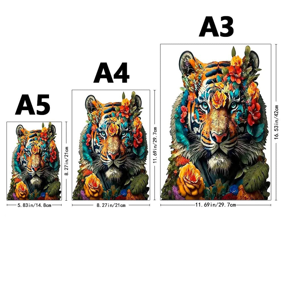 Tiger | 2D Holzpuzzle