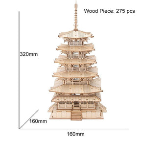 Pagoden-Turm | 3D Puzzle